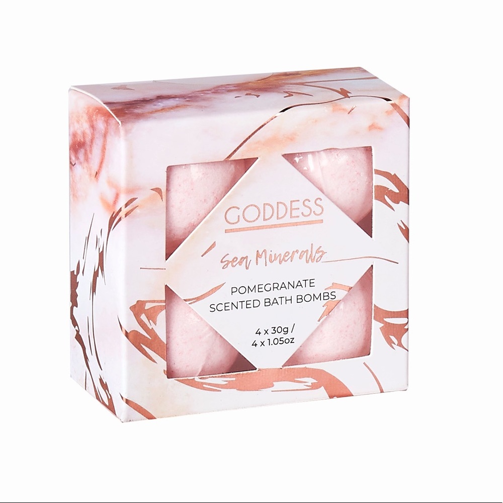 Sea Minerals Pomegranate Scented Bath Bombs